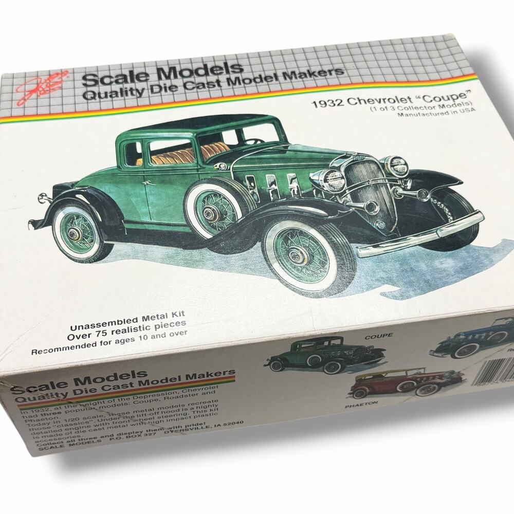 1932 Chevrolet Coupe - Scale Models - Metal 1/24 Vintage - Parts